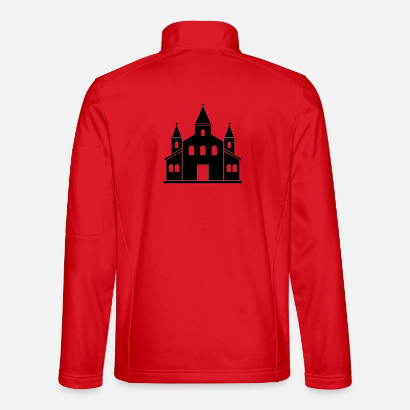 Kirche - Unisex Softshelljacke - Rot