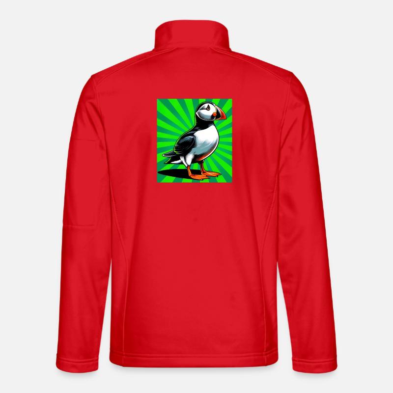 puffin - Unisex Softshell Jacket - red