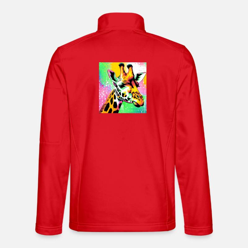 Giraffe Unisex Softshelljacke