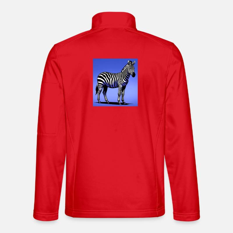 zebra - Unisex Softshell Jacket - red