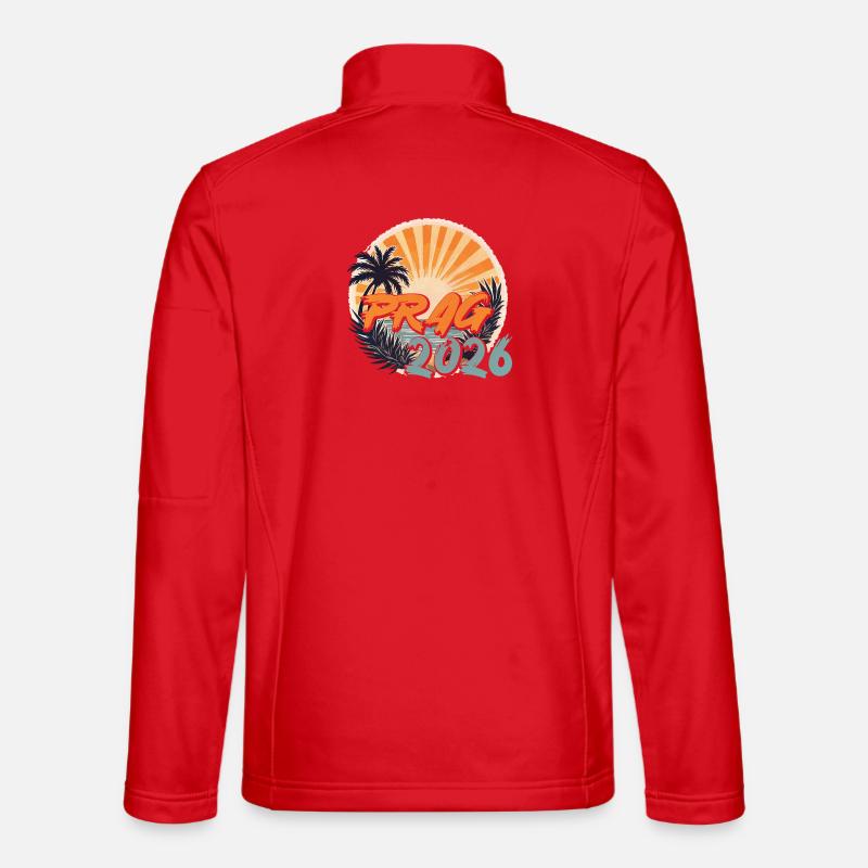 Prag 2026 - Unisex Softshelljacke - Rot