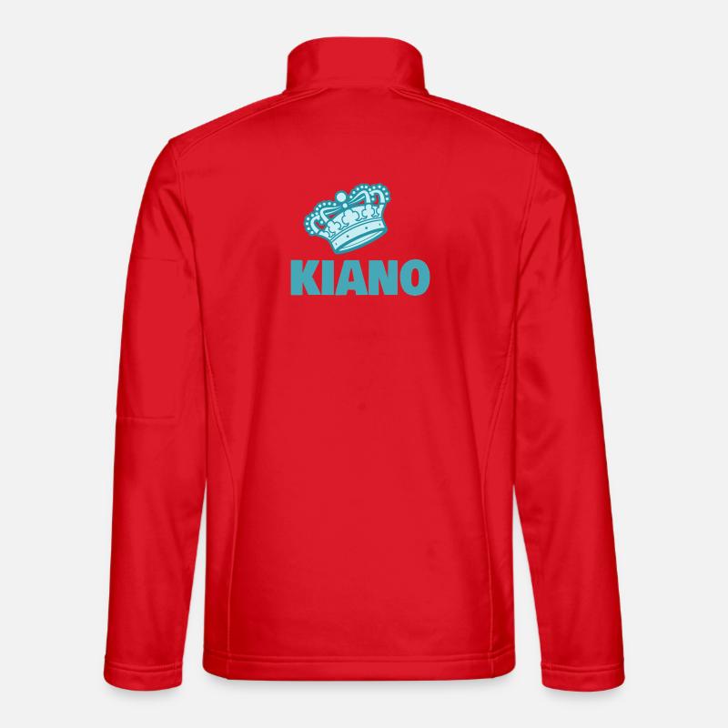 Geschenk für Kiano - Unisex Softshelljacke - Rot