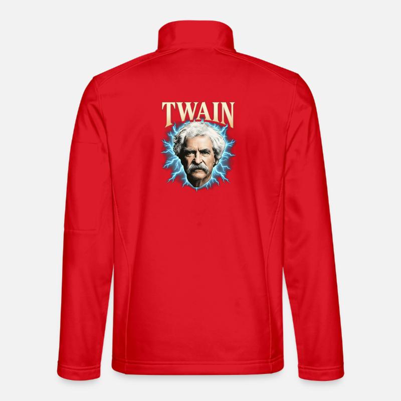 Mark Twain Thunder - Unisex Softshell Jacket - red