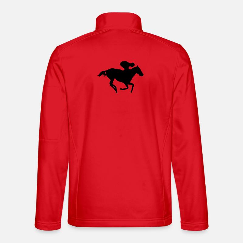 Reiten - Unisex Softshelljacke - Rot