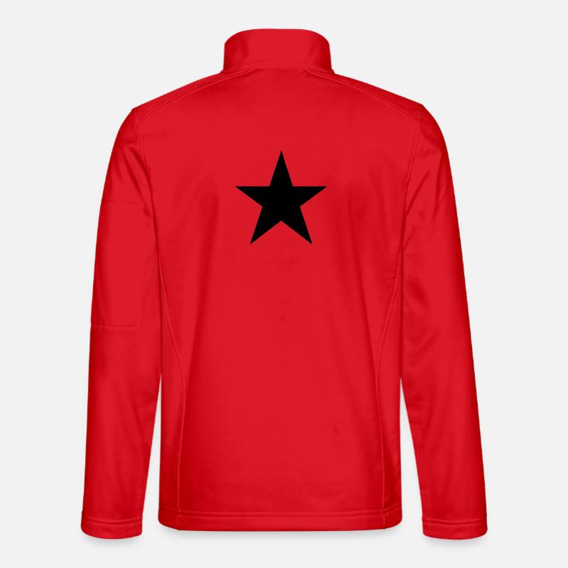 star - Unisex Softshell Jacket - red