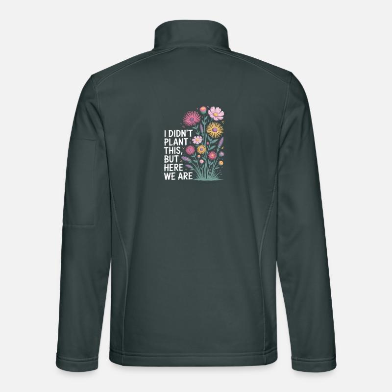 We Are Here: Wildflower Bloom Unisex Softshell Jacket