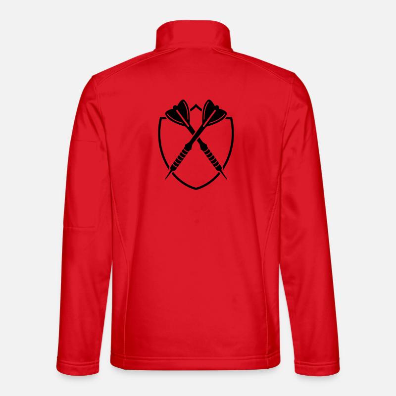 Darts Logo Dart - Unisex Softshell Jacket - red