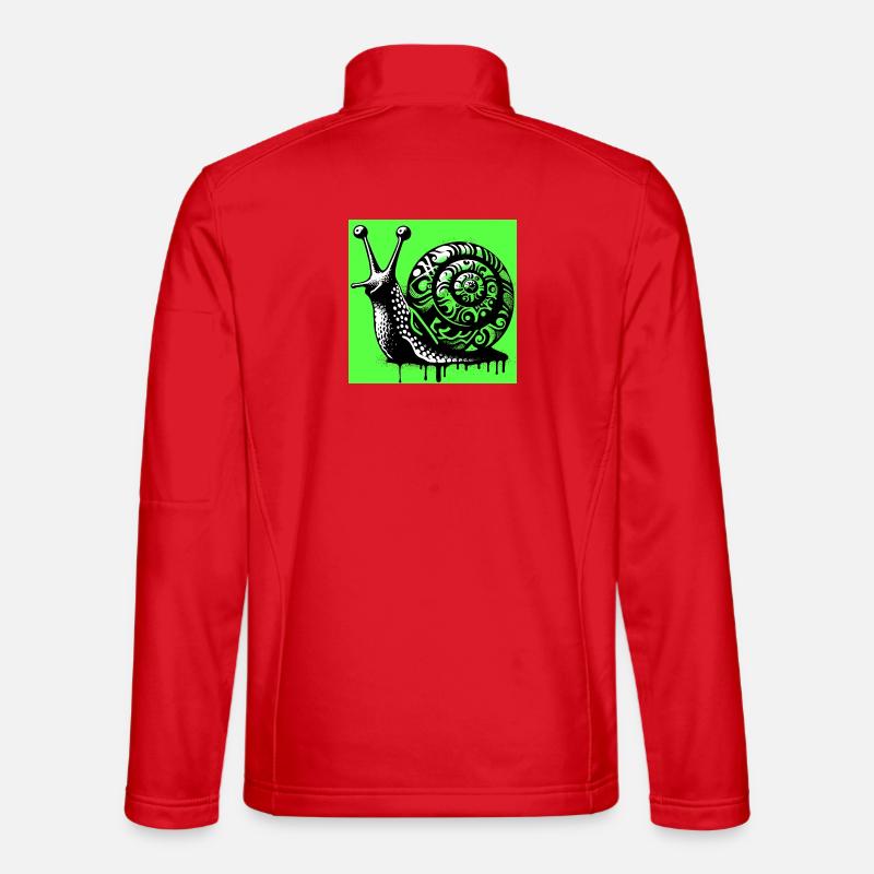 Escargot - Veste en tissu softshell Unisexe - rouge