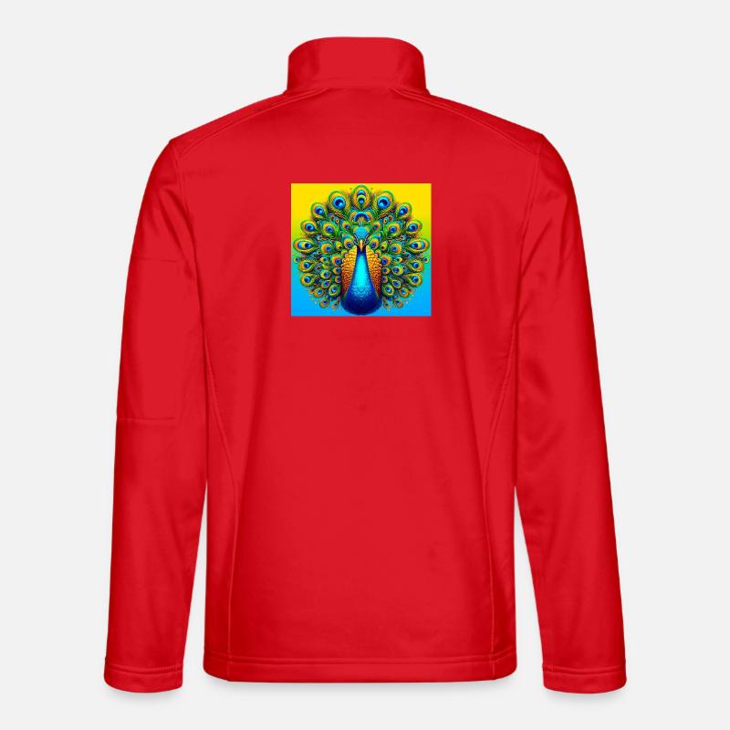 Pfau - Unisex Softshelljacke - Rot