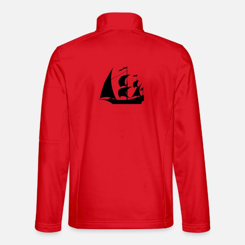 Segeln - Unisex Softshelljacke - Rot