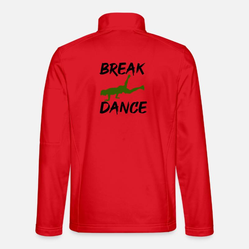 Breakdancing - Unisex Softshell Jacket - red