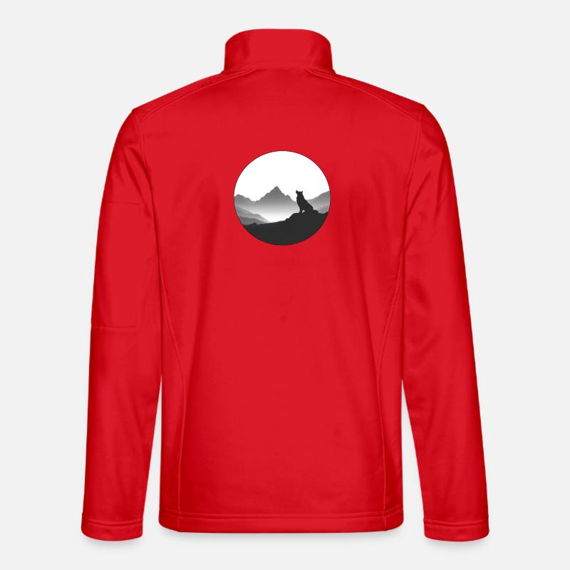 Wolf - Unisex Softshelljacke - Rot