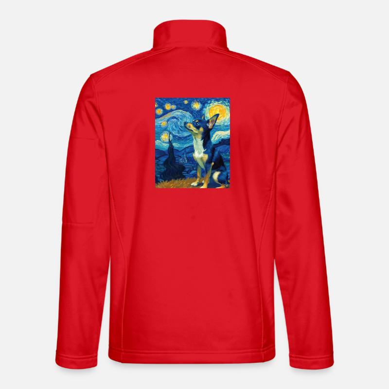 Chihuahua - Unisex Softshelljacke - Rot