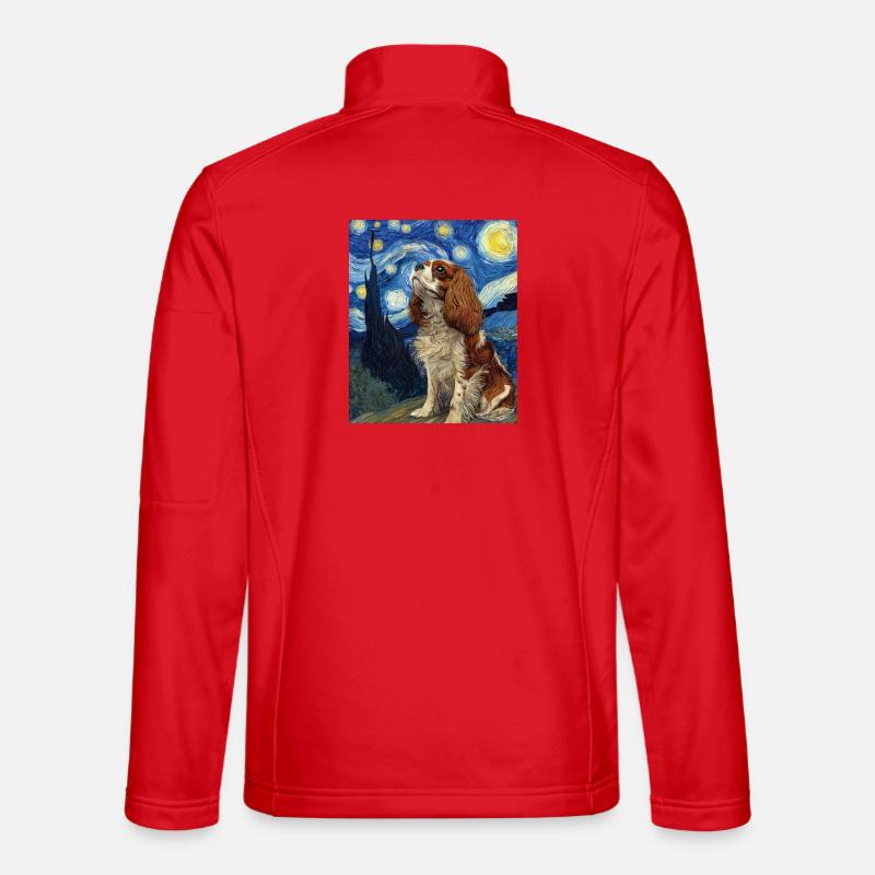 Cavalier King Charles Spaniel Veste en tissu softshell Unisexe