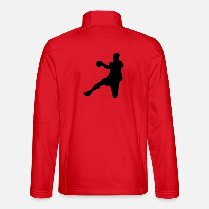 Handball - Unisex Softshelljacke - Rot