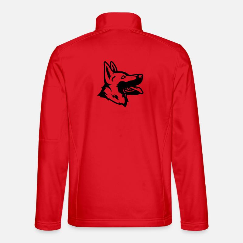Berger allemand Veste en tissu softshell Unisexe