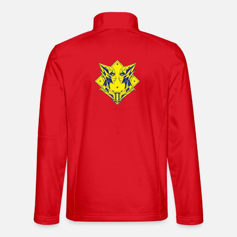 Gemini – Duality & Balance - Unisex Softshell Jacket - red