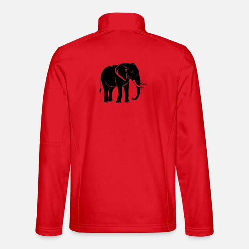 Elefant Unisex Softshelljacke