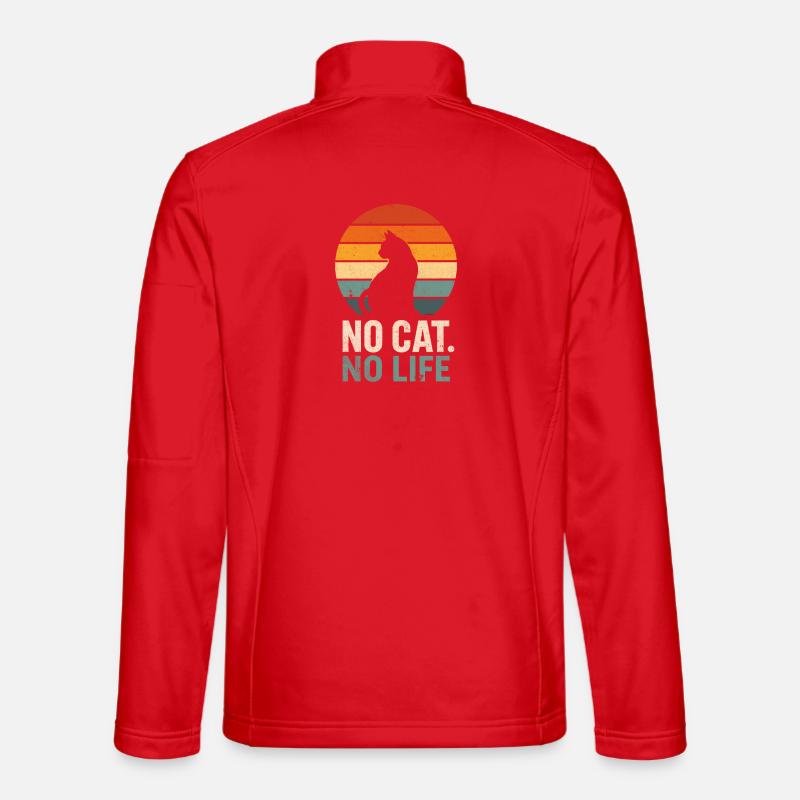 Pas de chat, pas de vie Veste en tissu softshell Unisexe