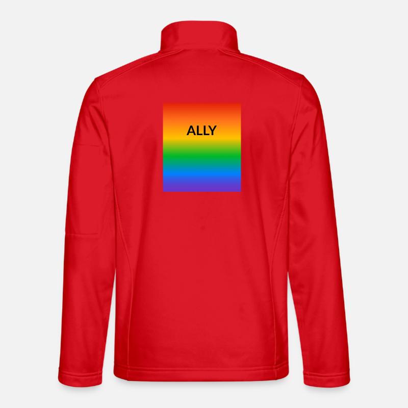 Stolzer Verbündeter - Unisex Softshelljacke - Rot