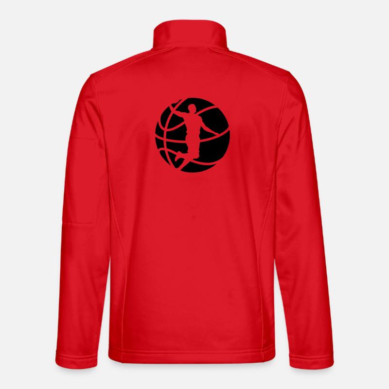 basketball - Unisex Softshell Jacket - red