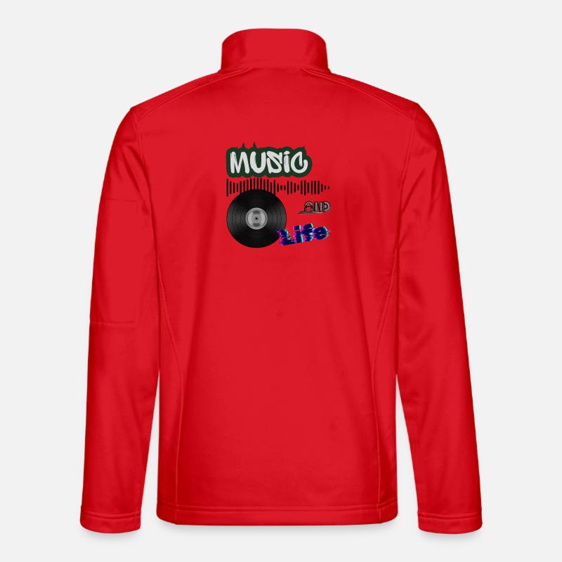 vinyl - Unisex Softshell Jacket - red