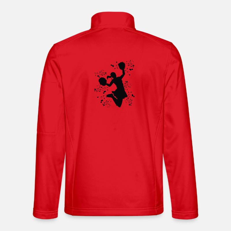 Cheerleader Cheer Mom Cheerleading - Unisex Softshelljacke - Rot