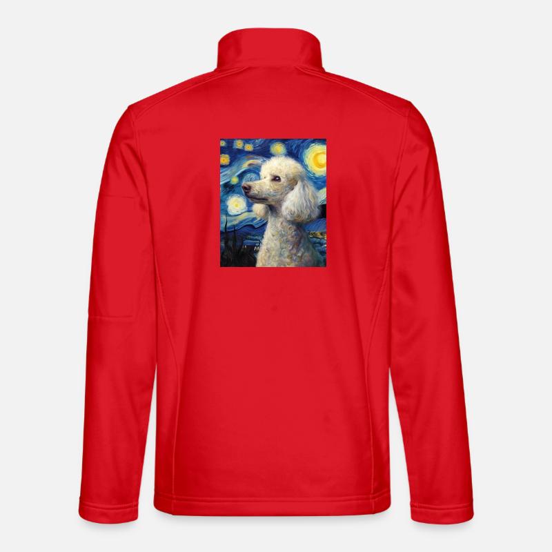 Poodle - Unisex Softshell Jacket - red