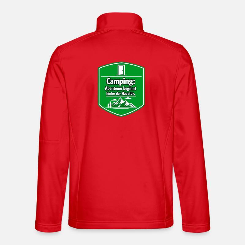 Camper - Unisex Softshelljacke - Rot
