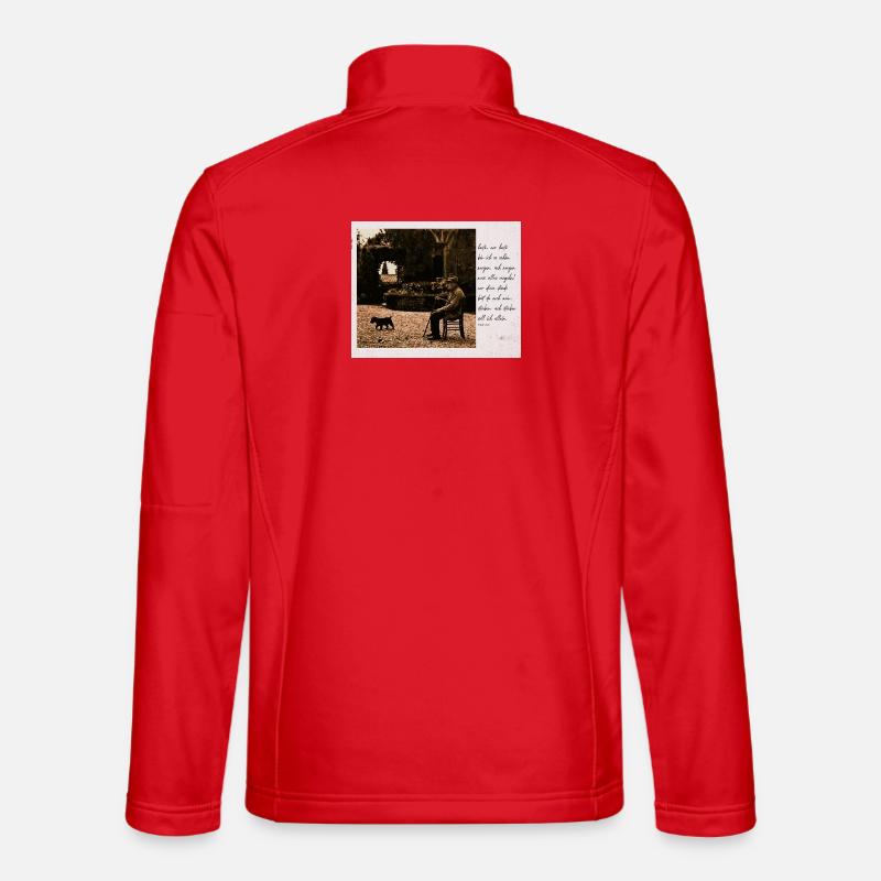 lebensabend theodor storm - Unisex Softshelljacke - Rot
