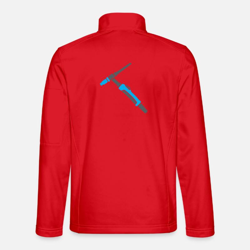 WIG Brenner Schweißgerät Profi - Unisex Softshelljacke - Rot