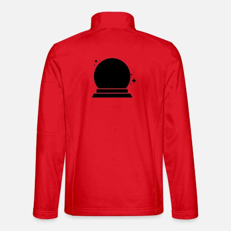 Kristallkugel - Unisex Softshelljacke - Rot