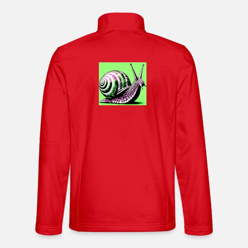 Schnecke - Unisex Softshelljacke - Rot