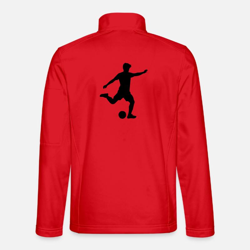 Soccer - Unisex Softshell Jacket - red