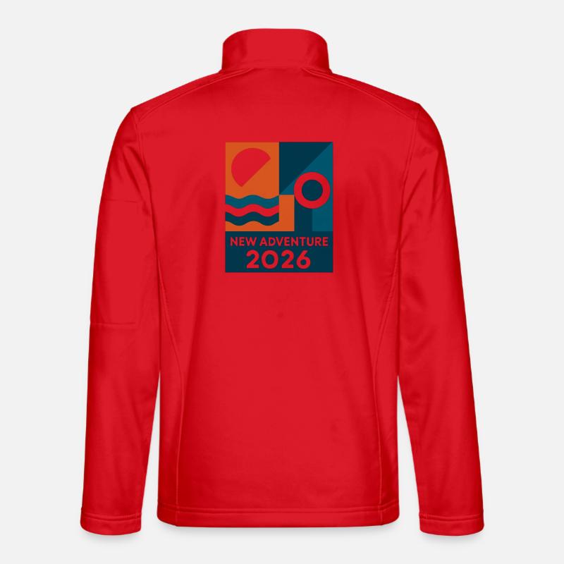 New Adventure 2026 - Unisex Softshell Jacket - red