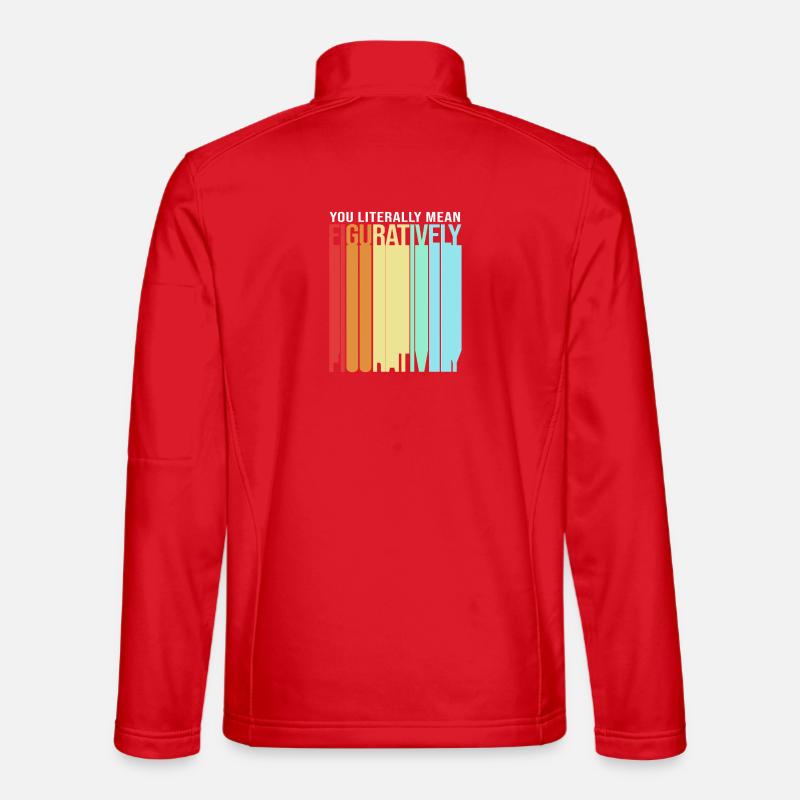 grammar - Unisex Softshell Jacket - red