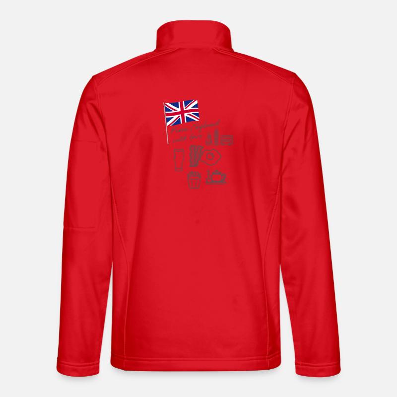 EXANGLIA - Unisex Softshelljacke - Rot