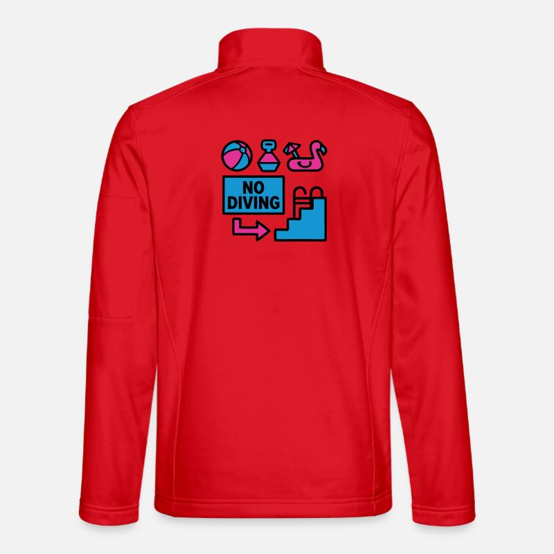 Pool Party Set Sommer 90er - Unisex Softshelljacke - Rot