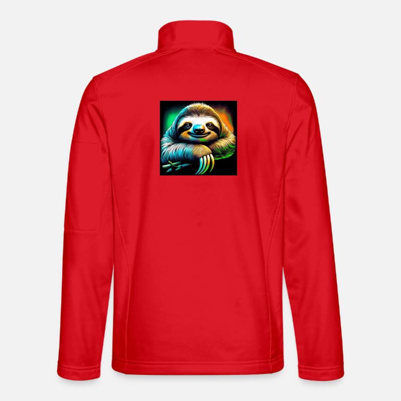 Faultier - Unisex Softshelljacke - Rot