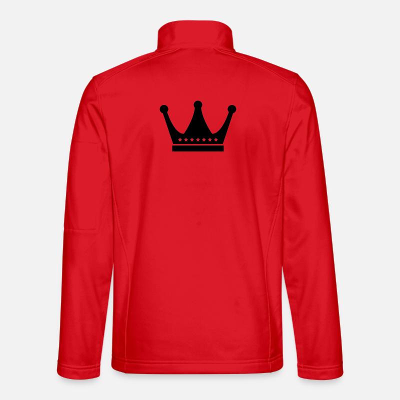 Krone - Unisex Softshelljacke - Rot