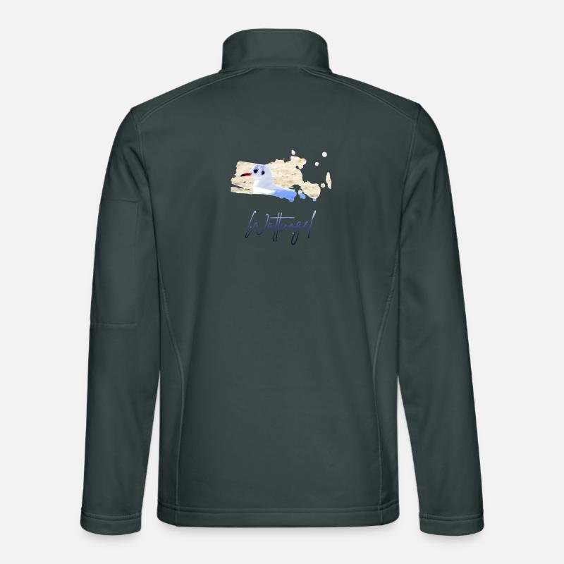 Wattvogel_2 Veste en tissu softshell Unisexe
