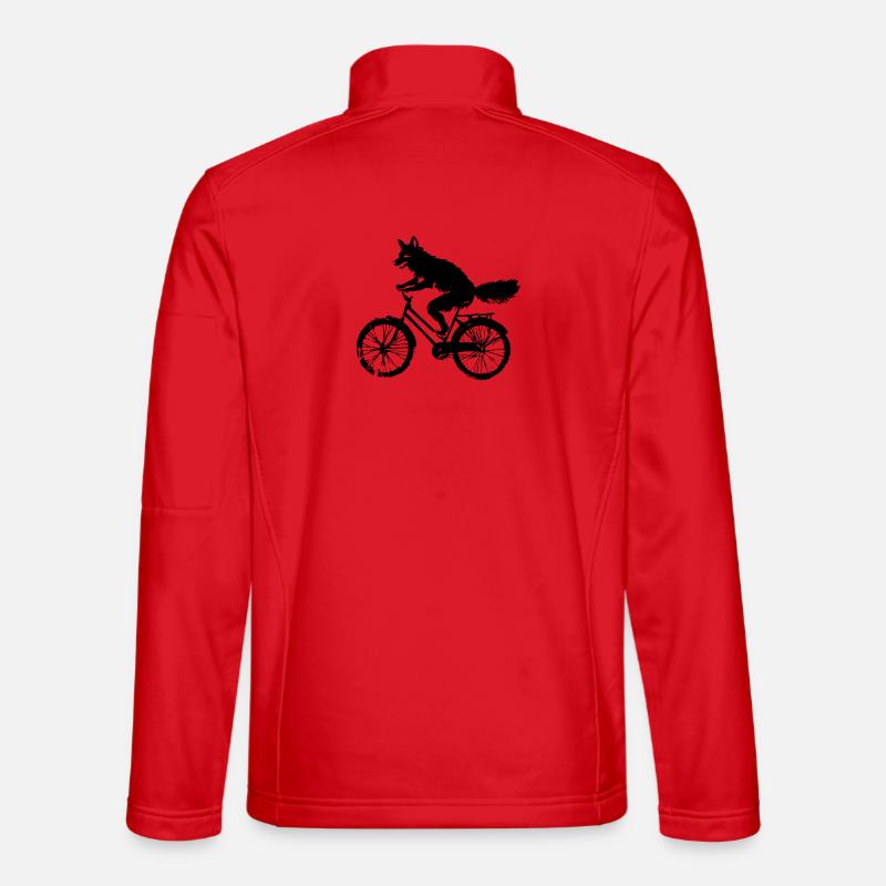 Fahrrad Fuchs - Unisex Softshelljacke - Rot