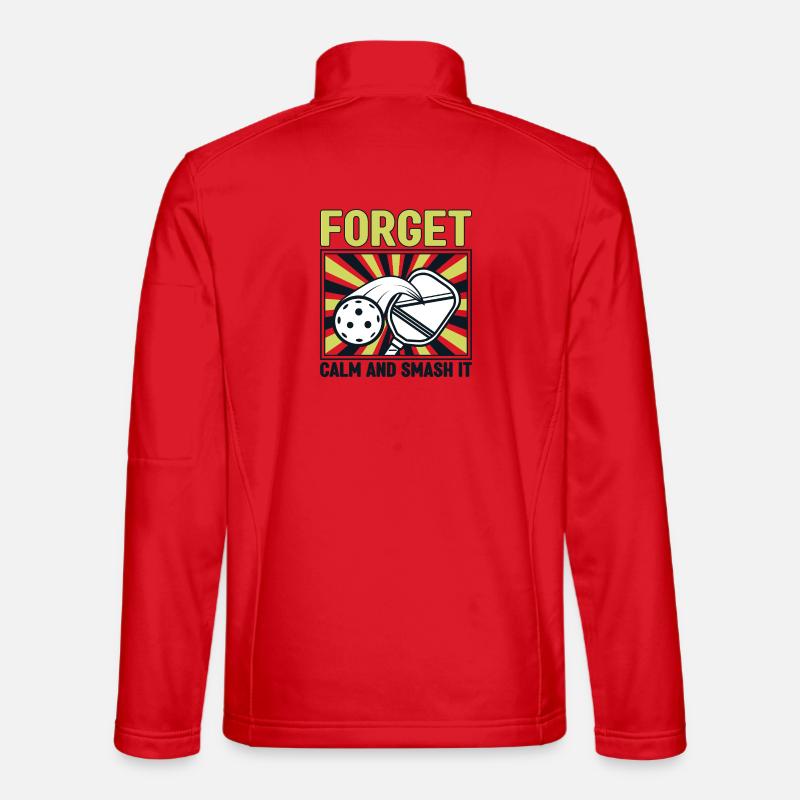 Forget silence – beat it! - Unisex Softshell Jacket - red