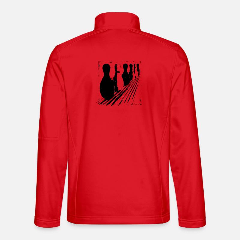 Bowling - Unisex Softshell Jacket - red