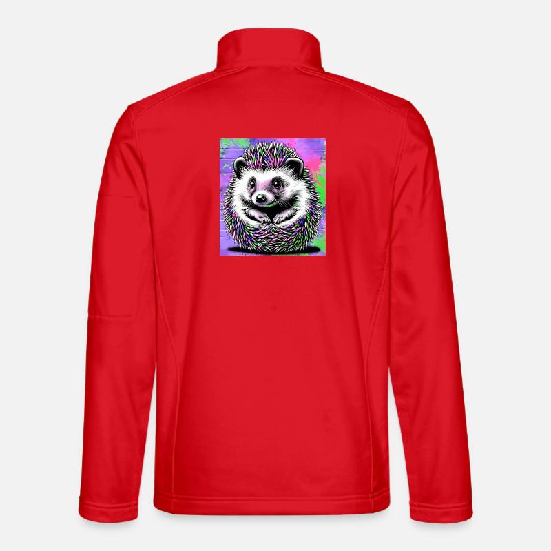 Igel - Unisex Softshelljacke - Rot