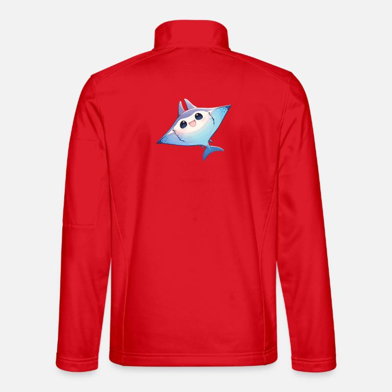 Rochen Mantarochen Unisex Softshelljacke