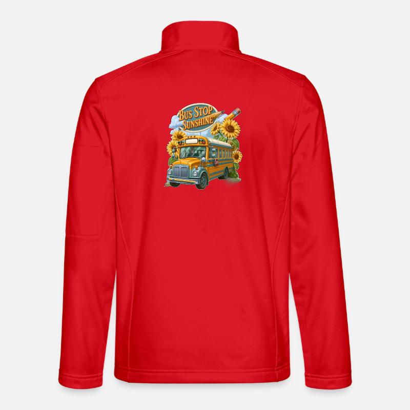 Bus Stop Sunshine Unisex Softshell Jacket