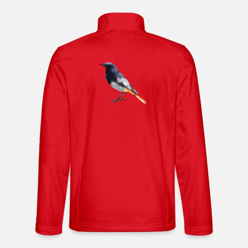 Hausrotschwanz - Unisex Softshelljacke - Rot