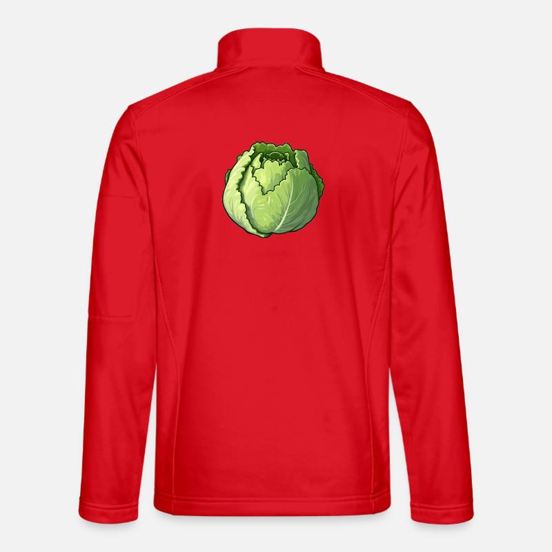 salade - Veste en tissu softshell Unisexe - rouge