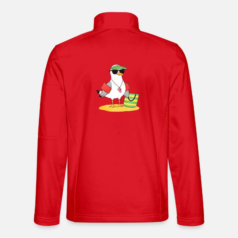 Seagull Beach Look Unisex Softshell Jacket